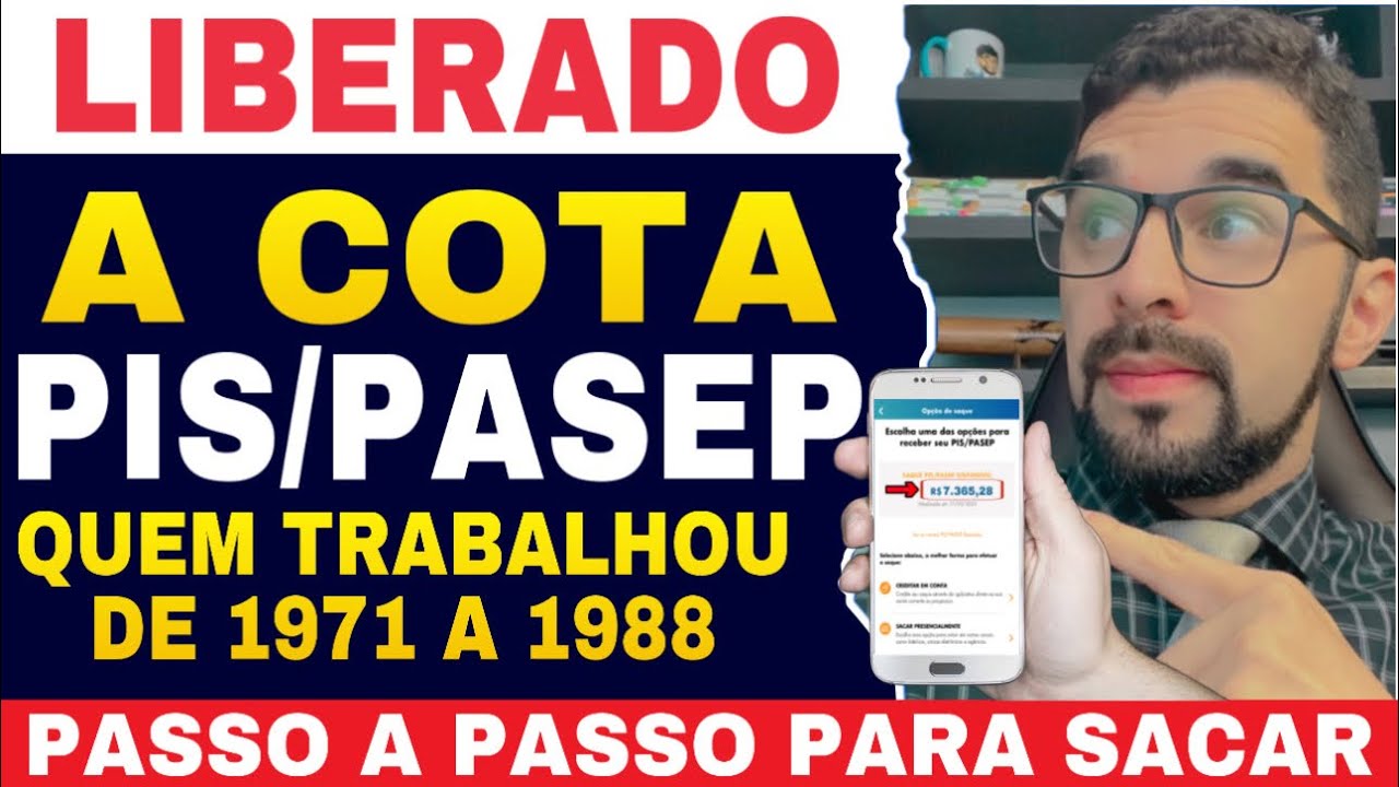 COTA PIS/PASEP: DINHEIRO DISPON&Iacute;VEL PARA QUEM TRABALHOU DE 1971 A 1988! VEJA COMO CONSULTAR O SEU!