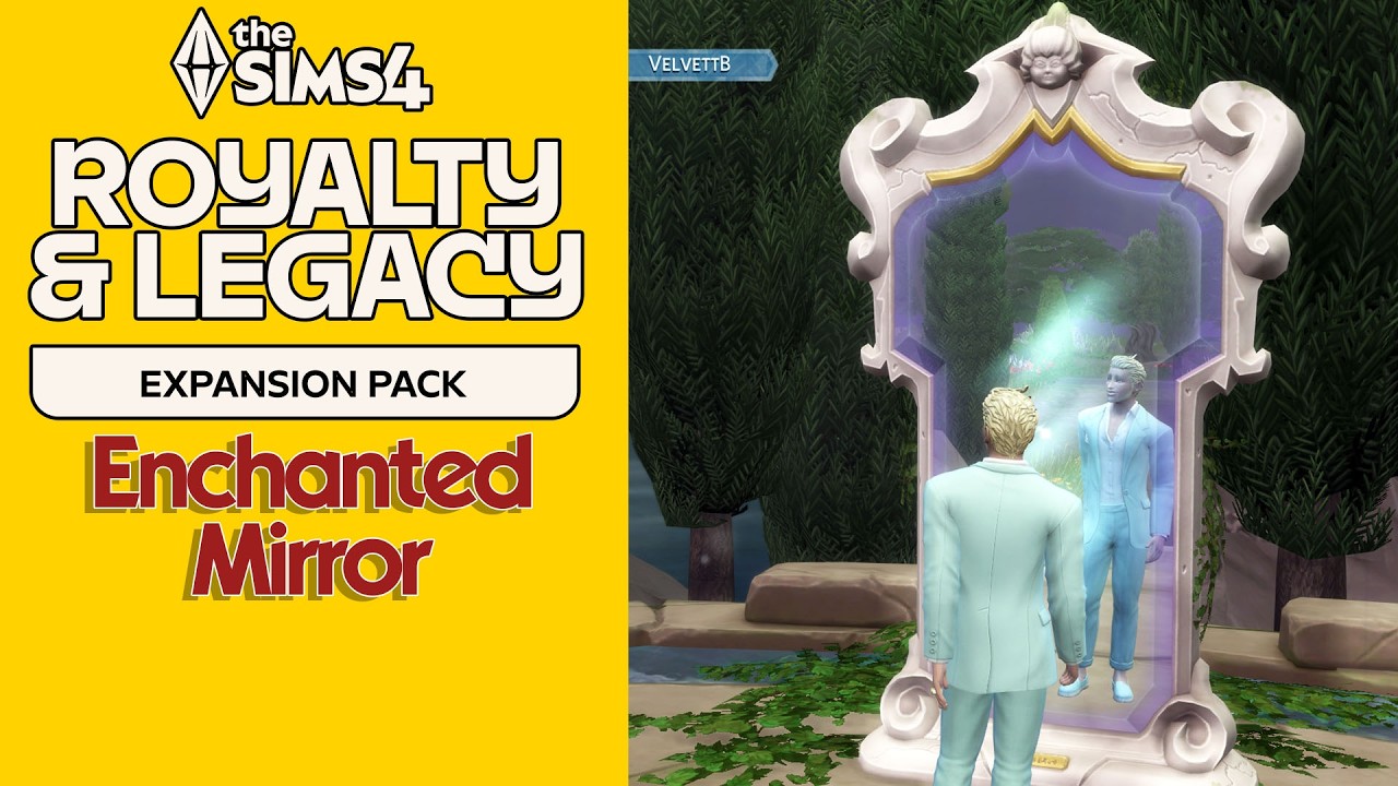 👑 Sims 4: Королевская семья и наследие | Как найти и использовать Зачарованное зеркало!
