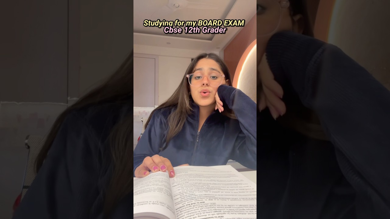 STUDYING for my BOARD EXAM📝😭CBSE 12th Grader💯#shortsviral #shortvideo#viral_video#youtubeshorts