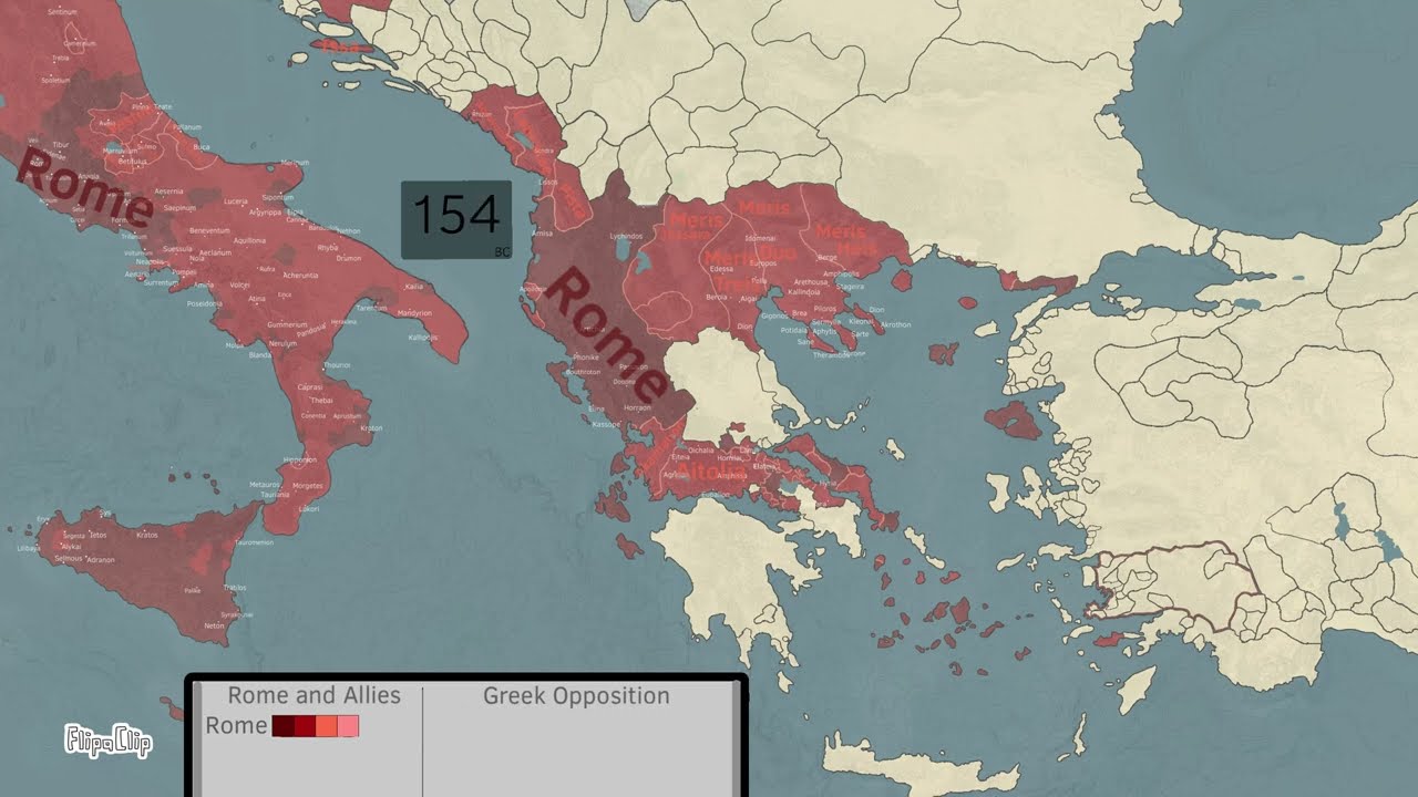 Roman conquest of Greece: Every War (281BC - 85BC)