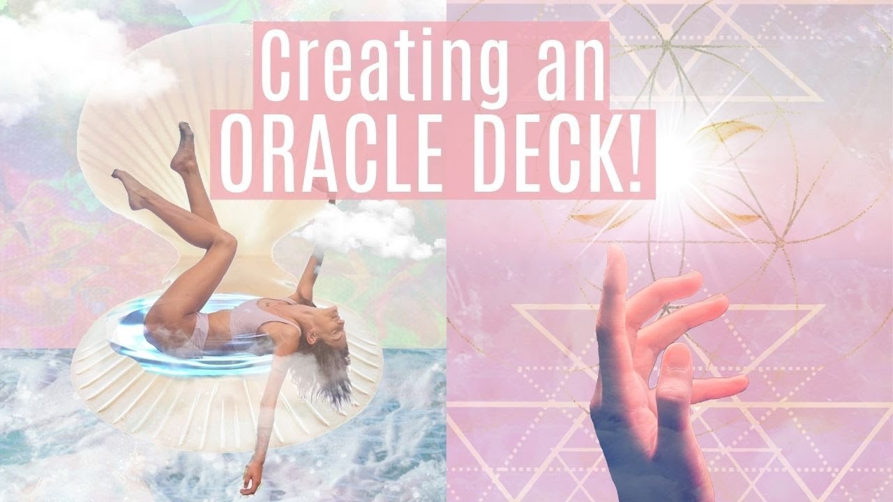Creating my own Oracle Cards Deck! // Sneak Peek, Photoshop Collage Process & Symbolism