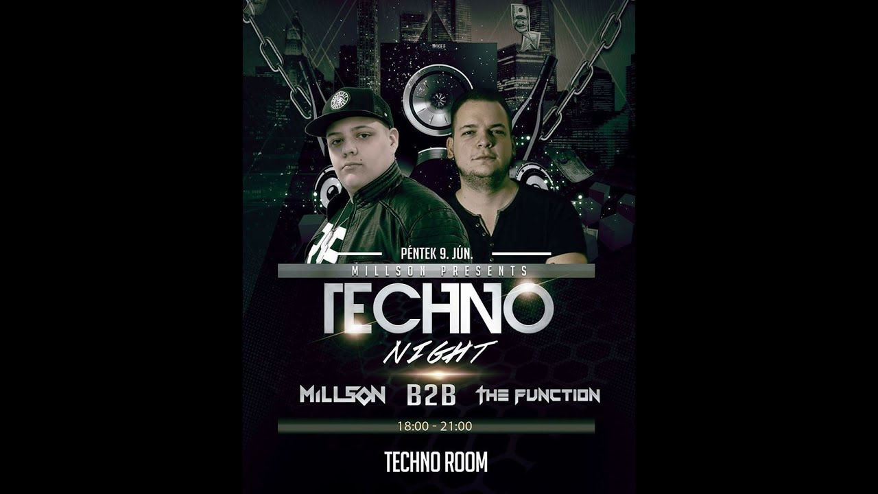 Millson b2b The Function @ Techno Live Set 2017 06 09