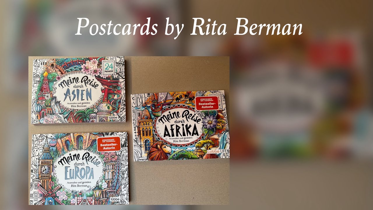 📚 Postcards by Rita Berman - flip through