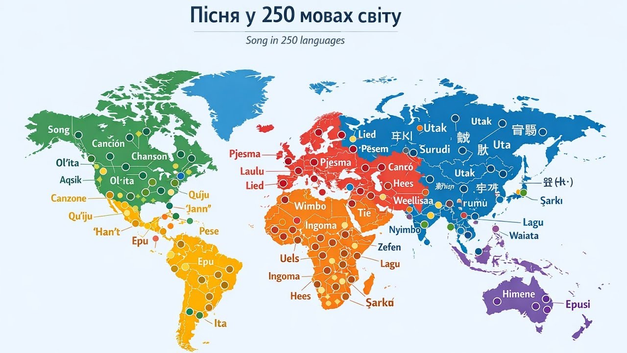 Один Мир-одна Пісня-одне Слово(Atmospheric Electro dance) Пісня  laulu kanto pjesma  ekigambo