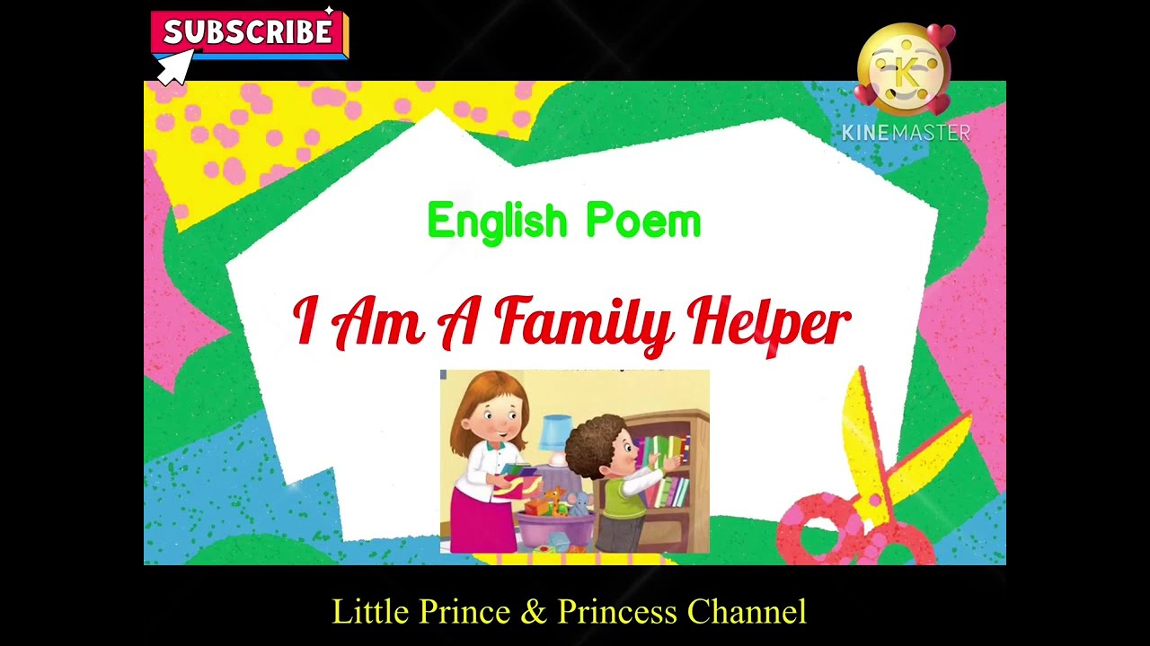 I set the table every night | I Am A Family Helper | Nursery Rhymes | Poems | #english 👍
