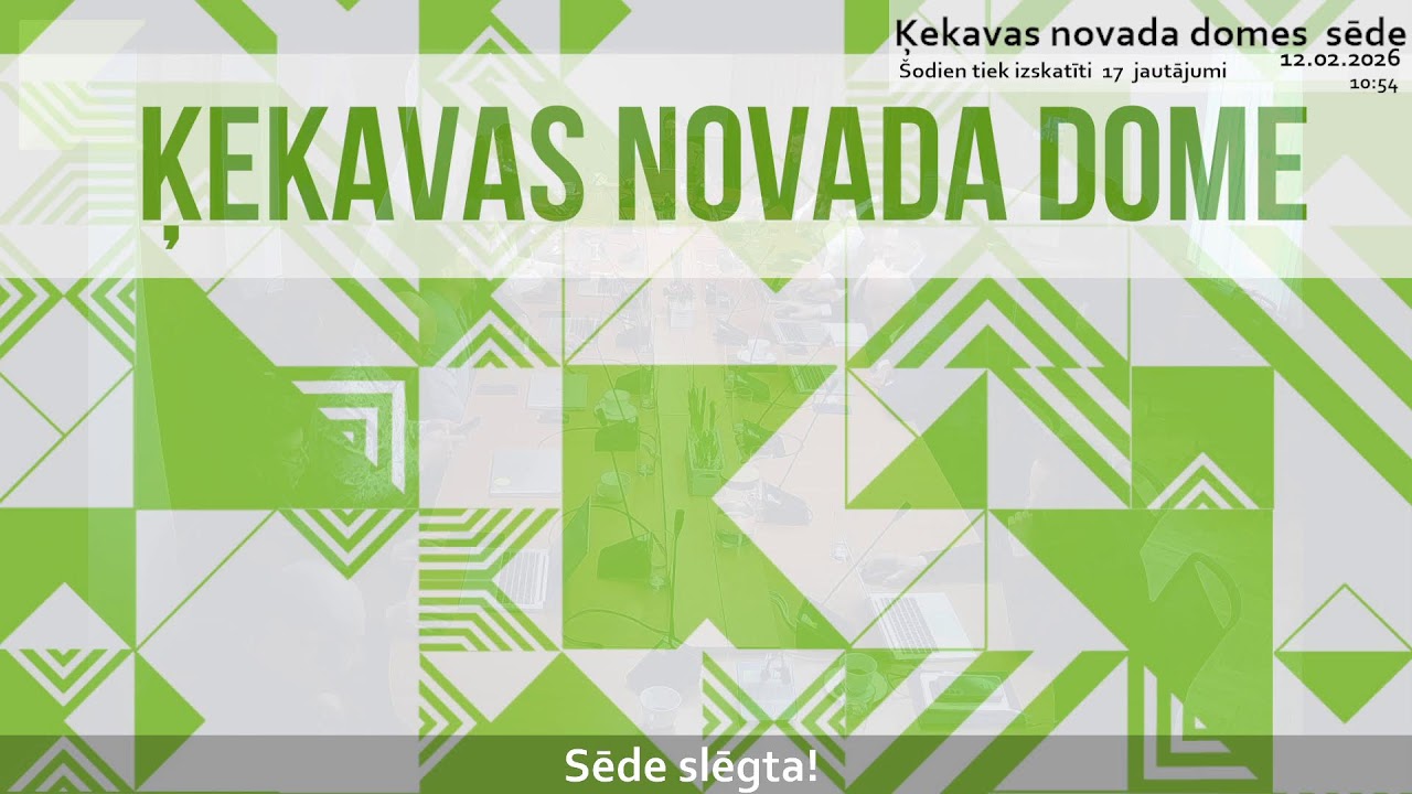 12.02.2026. Ķekavas novada domes sēde