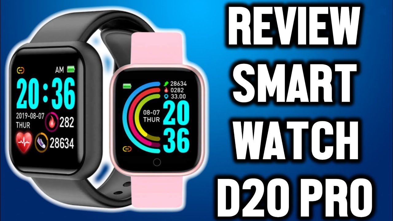 Review smart watch D20 PRO Y68 + Configuración de app 2021