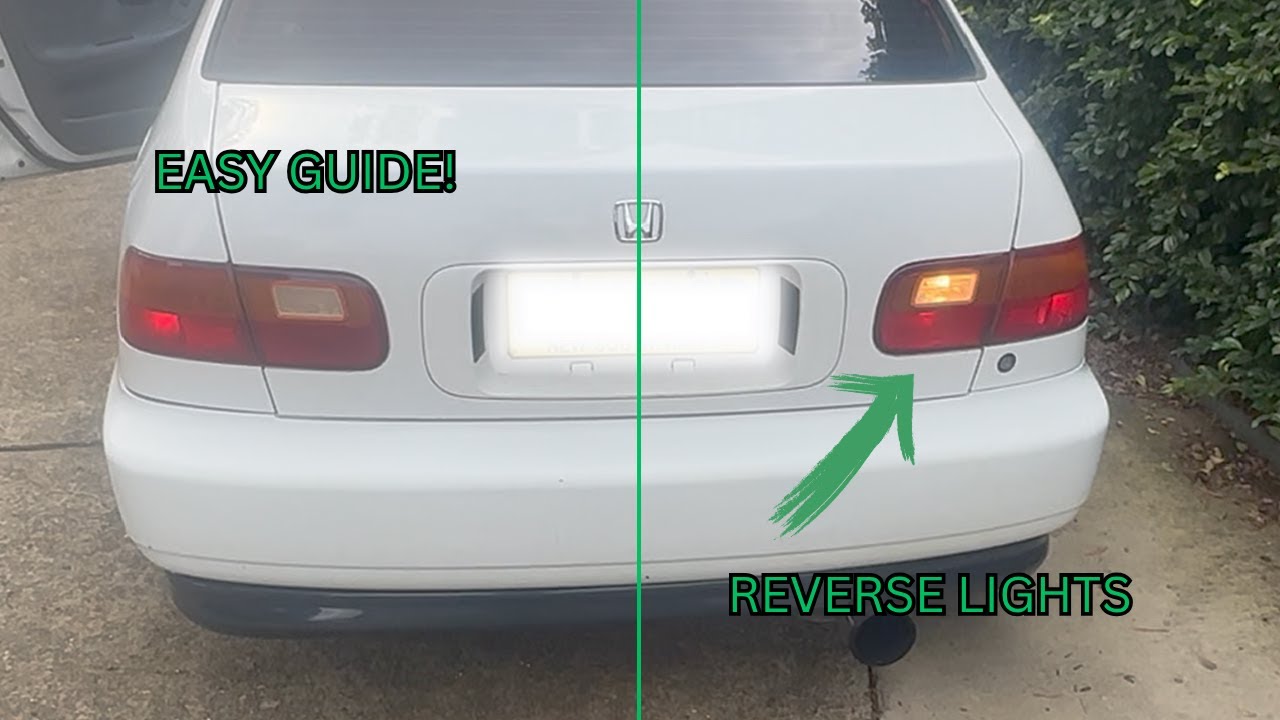 How to wire Reverse lights on a manual swapped Civic (k24)