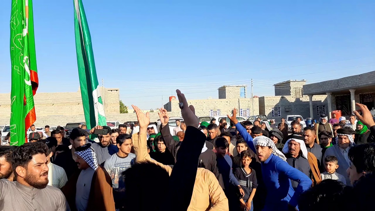 عراضه الحمادنه بيت العجيل و البعفره و الحداديين الئ الساده البطاط في فاتحه سيد جواد البطاط