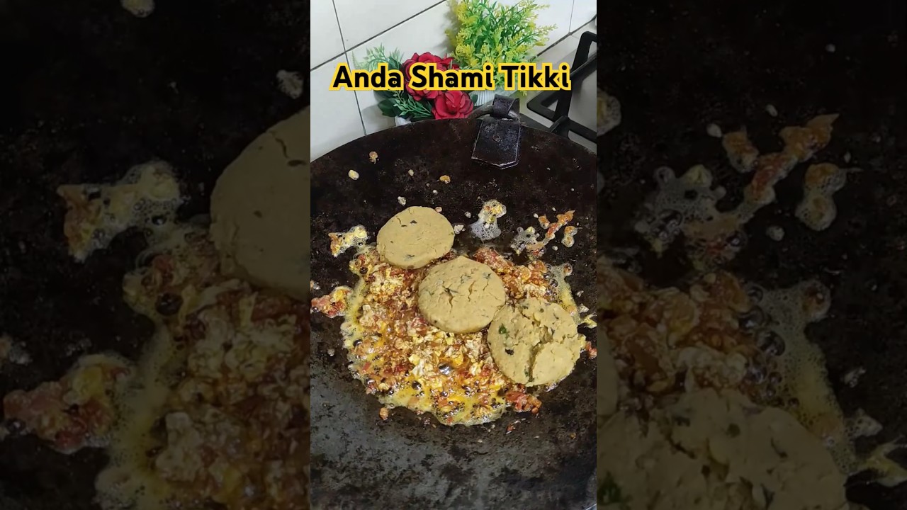 Trending Lahori Anda Shami Tikki Recipe | Anda Tikki | #trending #food