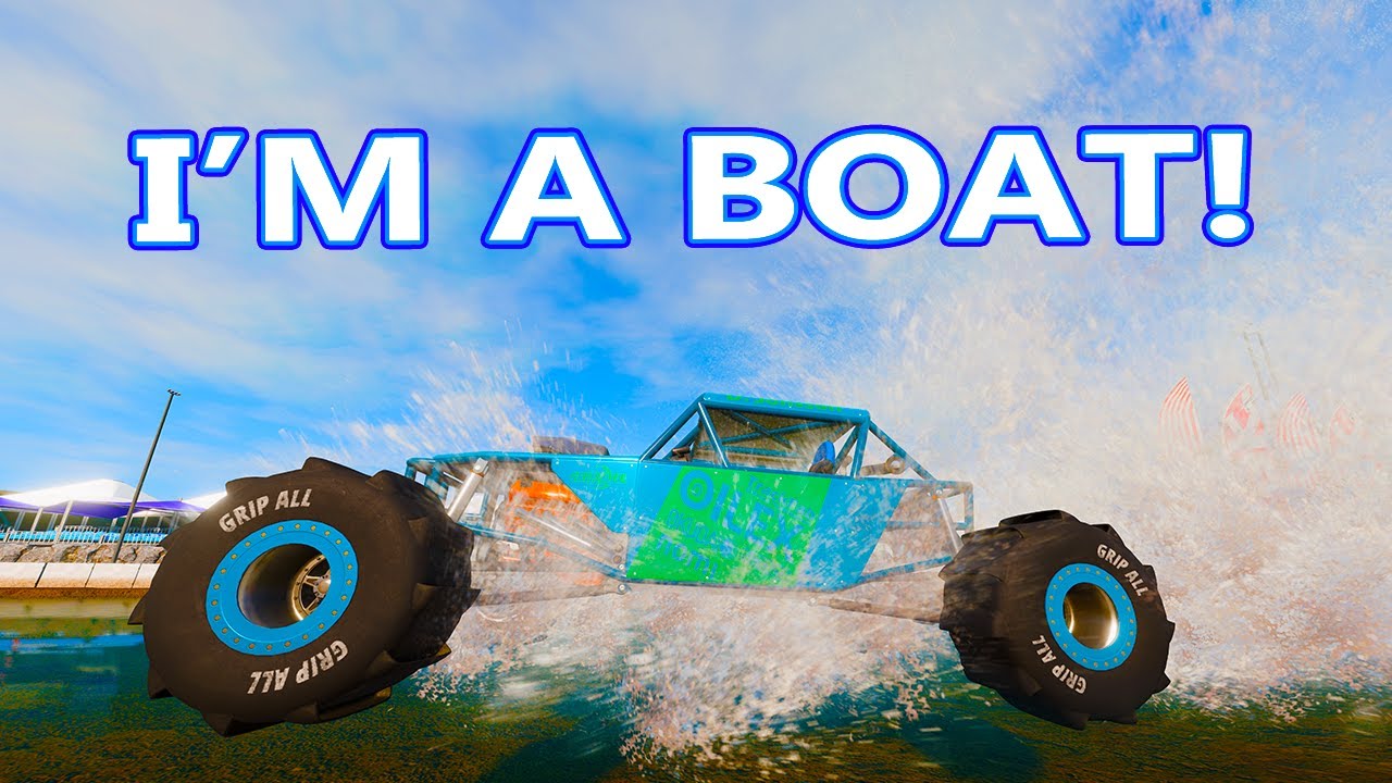 Racing ON Water?? Formula Offroad in BeamNG