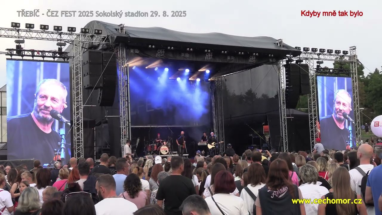 ČECHOMOR Třebíč 29.8.2025 (celý koncert) ČEZ FEST – Sokolský stadion