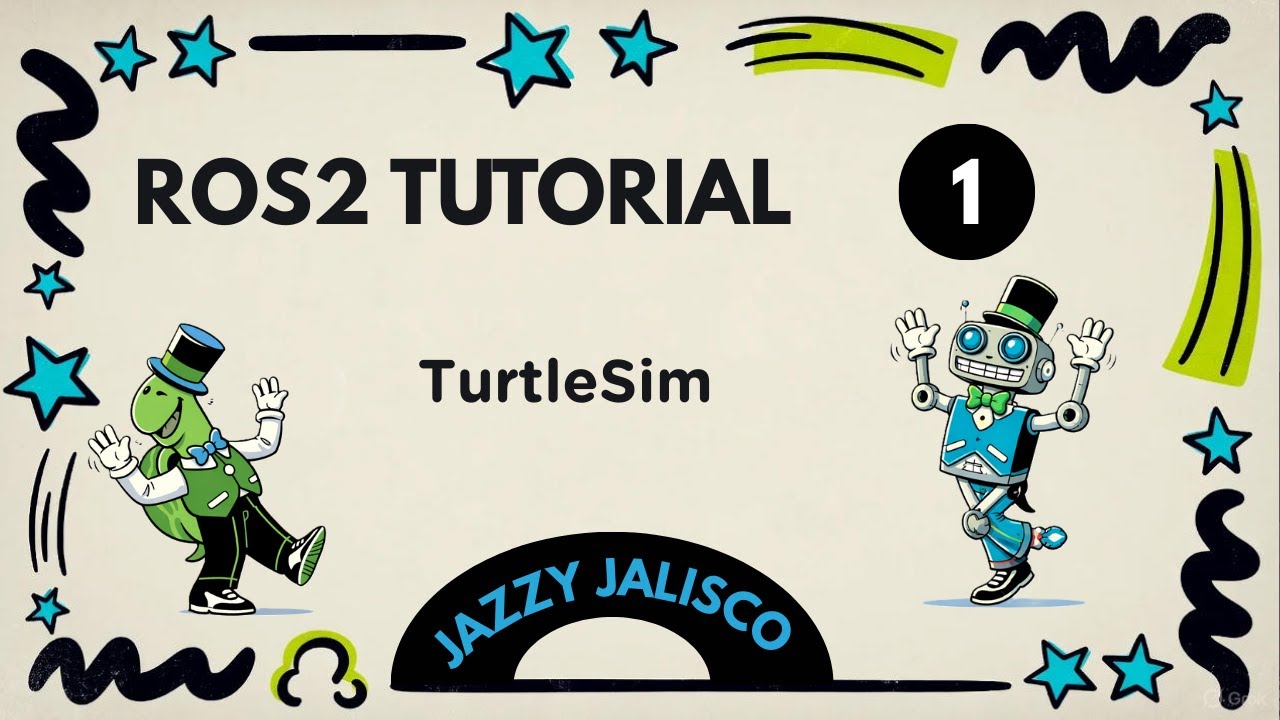 ROS2 Tutorial – Episode 1: TurtleSim #jazzy #ros2