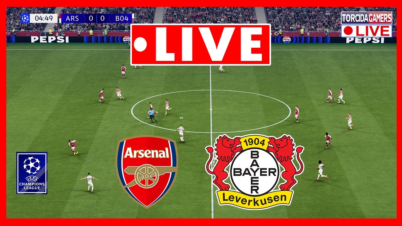 Arsenal vs Leverkusen LIVE | UEFA Champions League 2026 | Match Today Simulation