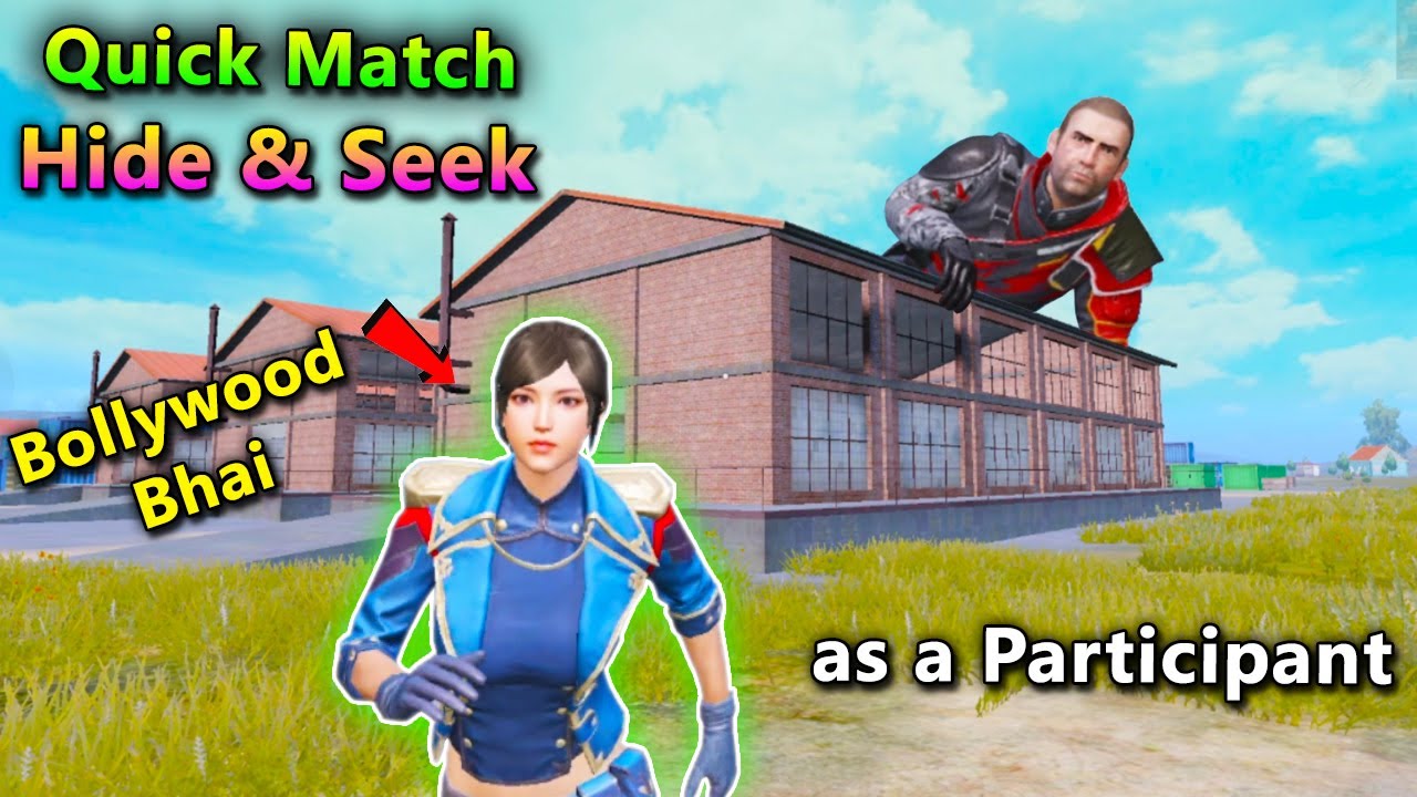 PUBG Quick Match Hide and Seek | Bollywood Gaming as a Participant | PUBG Funny Video