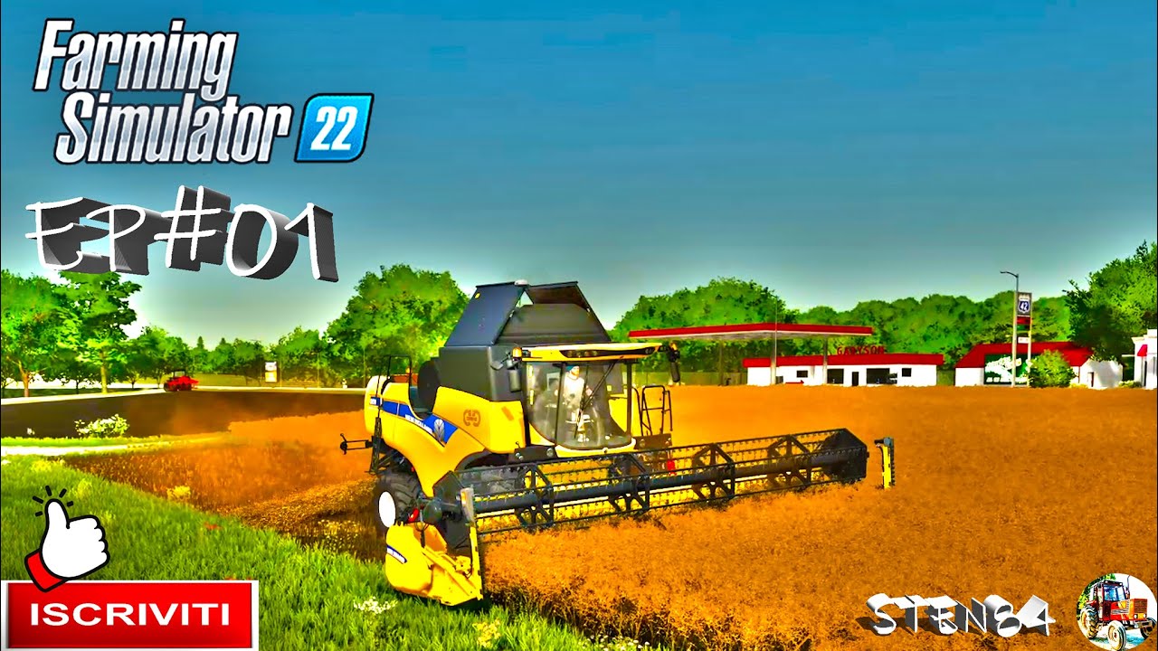 Farming Simulator 22 EP#01 SI PARTE DA ZERO MAPPA AMERICANA Map Elmcreek #FS22MapElmcreek #sten84