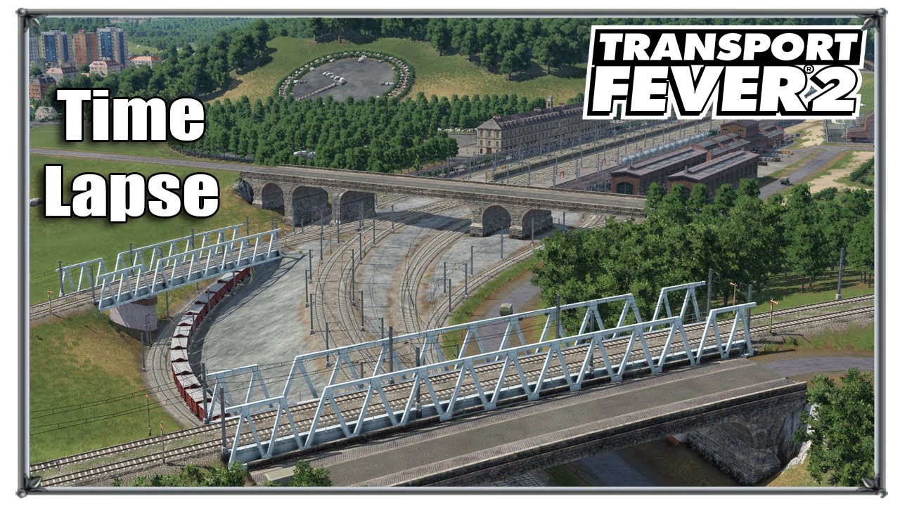 Przebudowa dworca kolejowego Sangeims Transport Fever 2 (gry kolejowe)