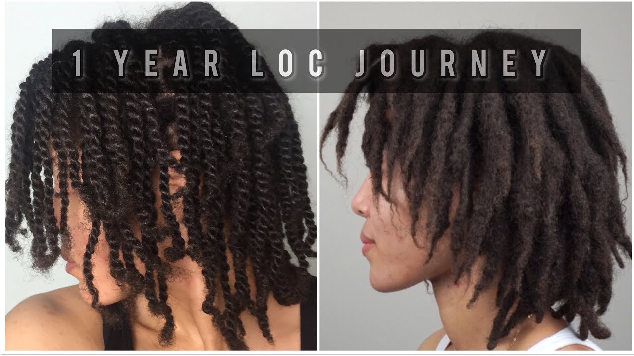 1 Year Loc Journey | Pictures + Videos| Journey to Semi- Freeform | Two Strand Twists