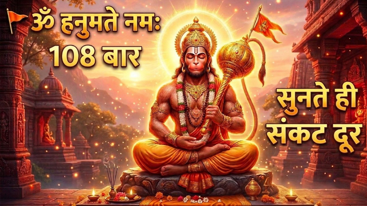 Don’t Skip! Om Hanumate Namah 🙏 Powerful Hanuman Mantra That Removes Fear