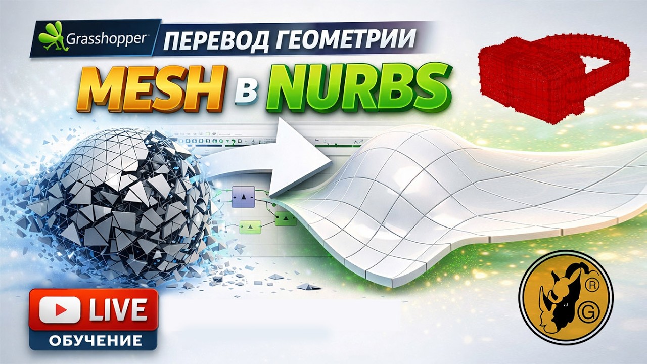 Как исправить «кривую» модель из интернета: Конвертация Mesh в NURBS - в рамках курса