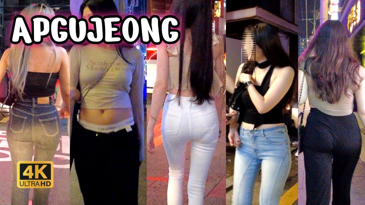 [Seoul Nightlife 4K]😎즐거운 압구정 로데오 밤거리 걷기🔥
