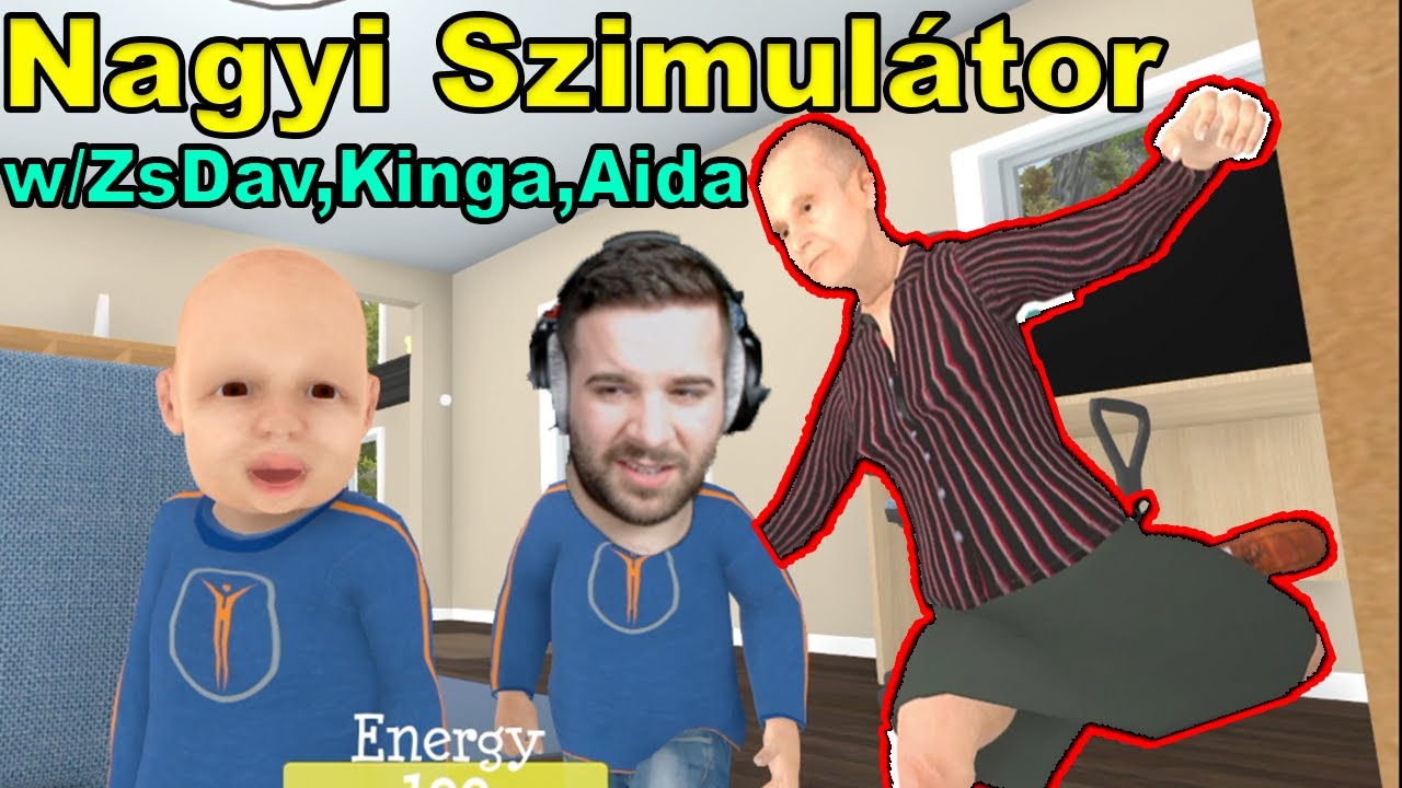 NAGYI SZIMULÁTOR 👵🏼 Ez BETEG | Granny Simulator w/ ZsDav, Kinga, Aida