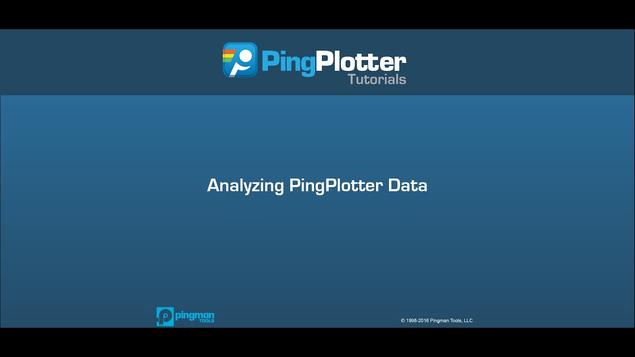 Analyzing PingPlotter Data