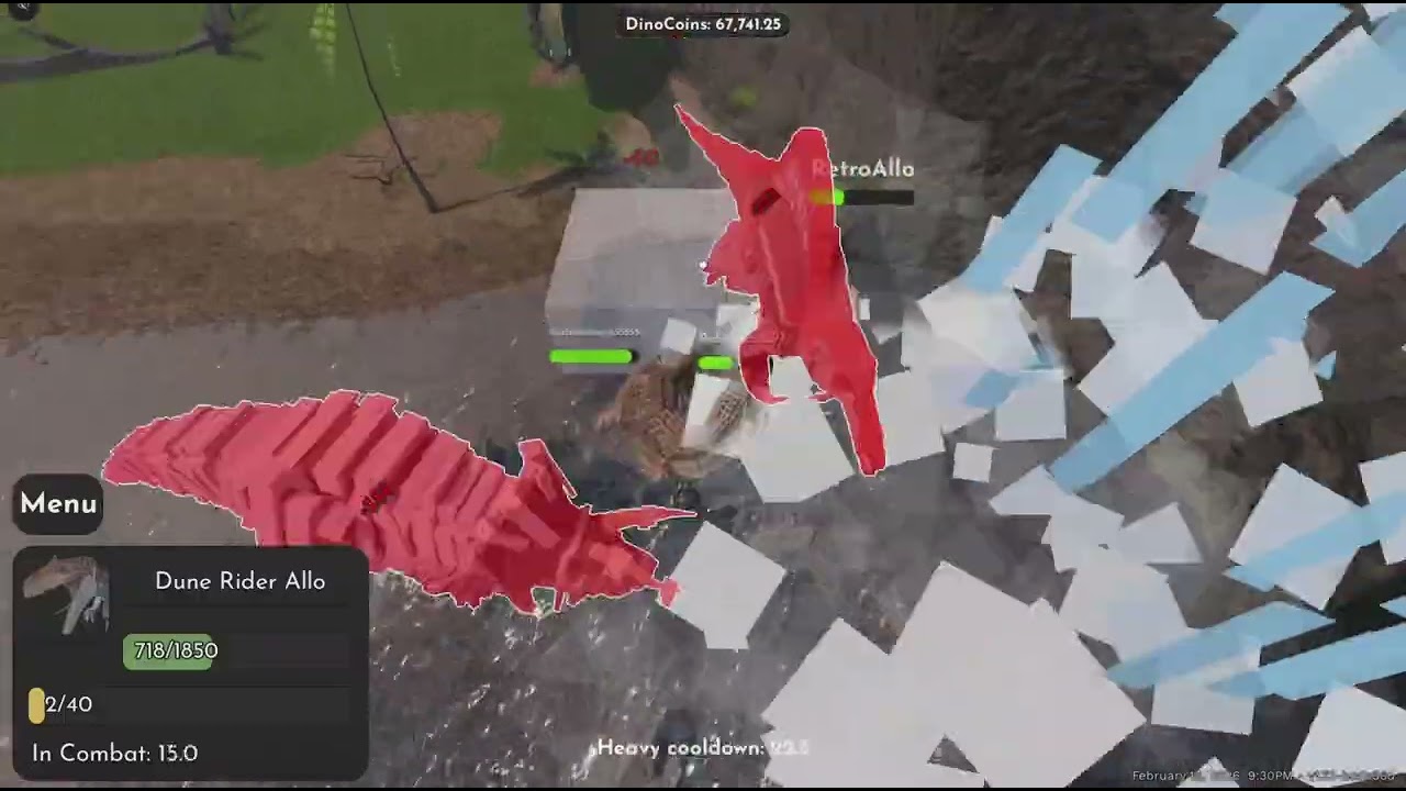 Mrimpossible plays jurrasicblocky And fights as titanosaurus
