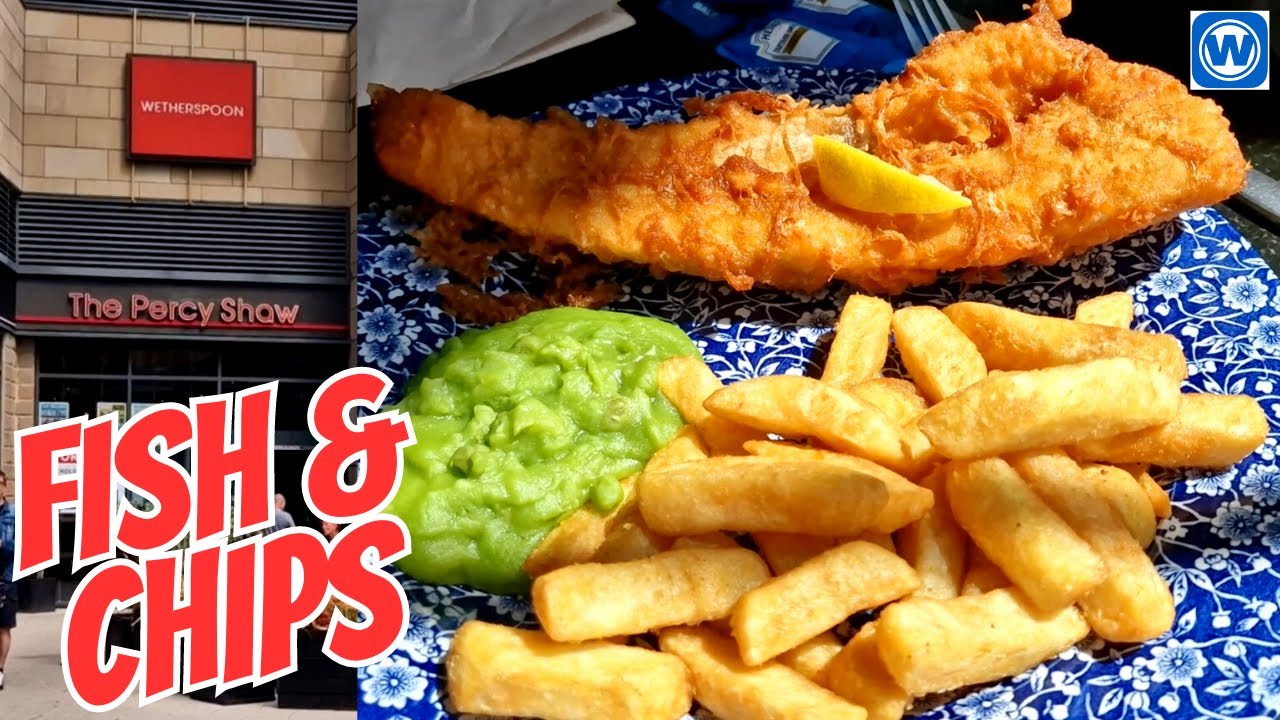 Я пошел за рыбой и чипсами в Wetherspoons.