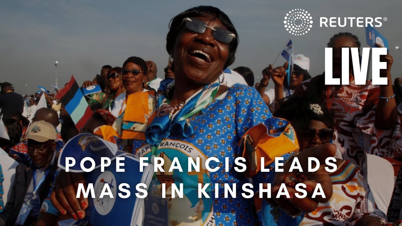 LIVE: Pope Francis leads mass in Kinshasa