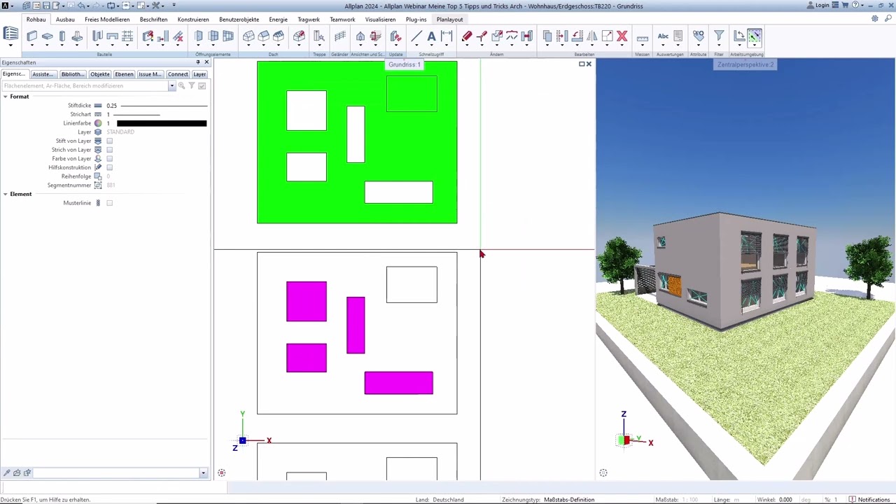 ALLPLAN Experten zeigen Ihre Top 5 - Funktionen: Architektur - ALLPLAN 2024