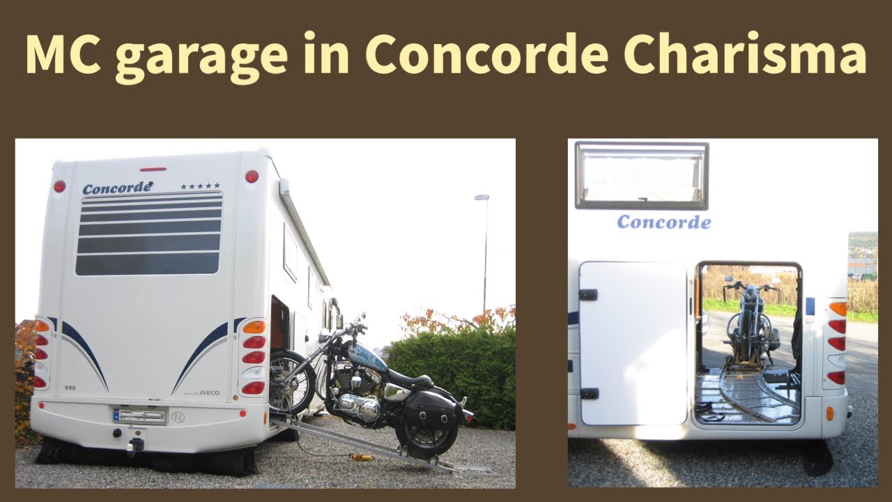Harley Davidson Garage, Concorde Charisma Wohnmobil  940