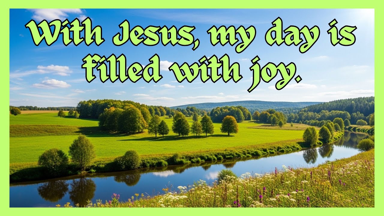 Our day with Jesus is so much more blessed, productive, and happy - 