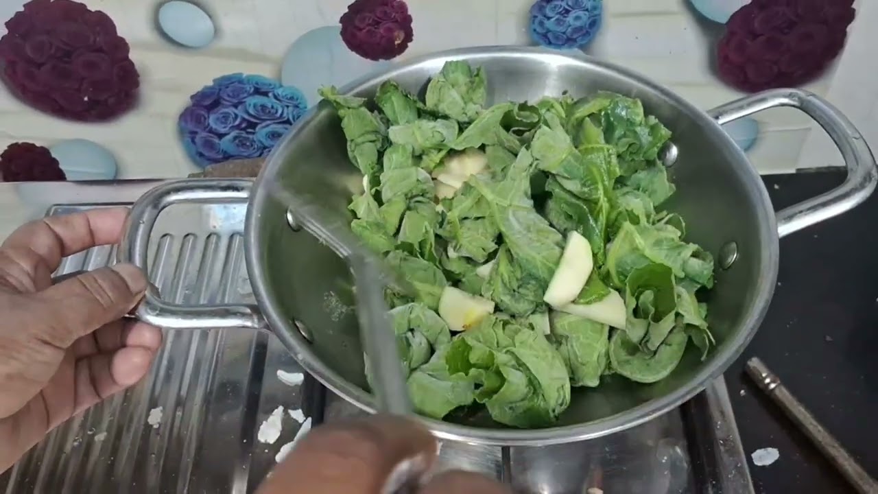 Pumpkin leaves sabji