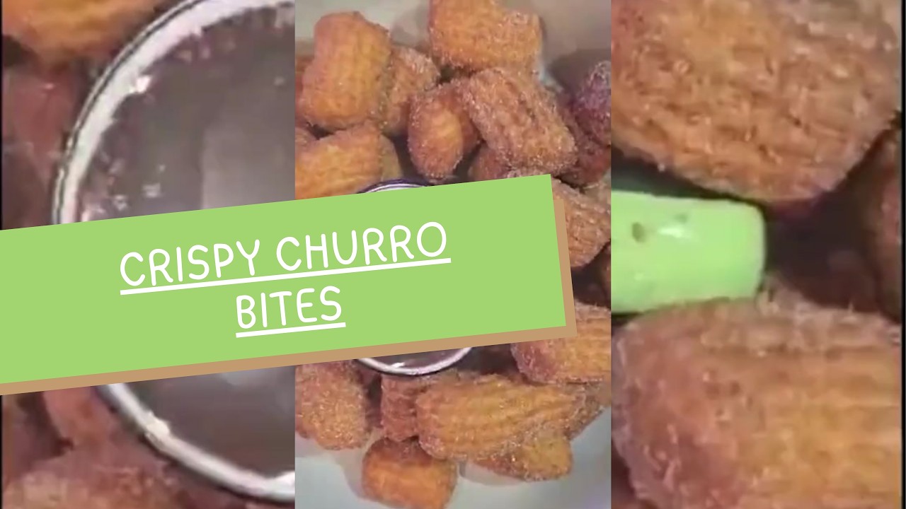 Vanilla-Infused Churro Bites | Easy Crispy Churros Recipe with Cinnamon Sugar