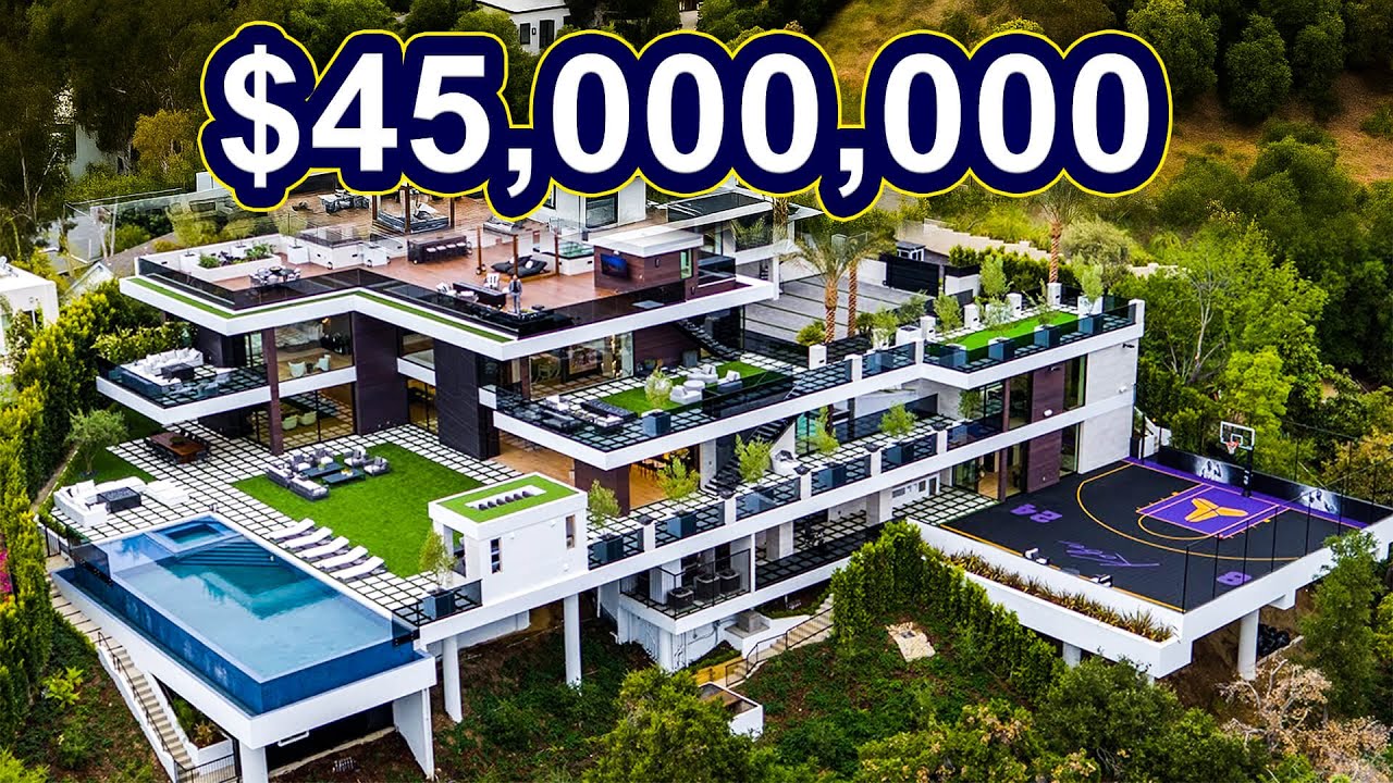 Inside a $45,000,000 Los Angeles Mega Mansion! Now this is a dream Mansion!