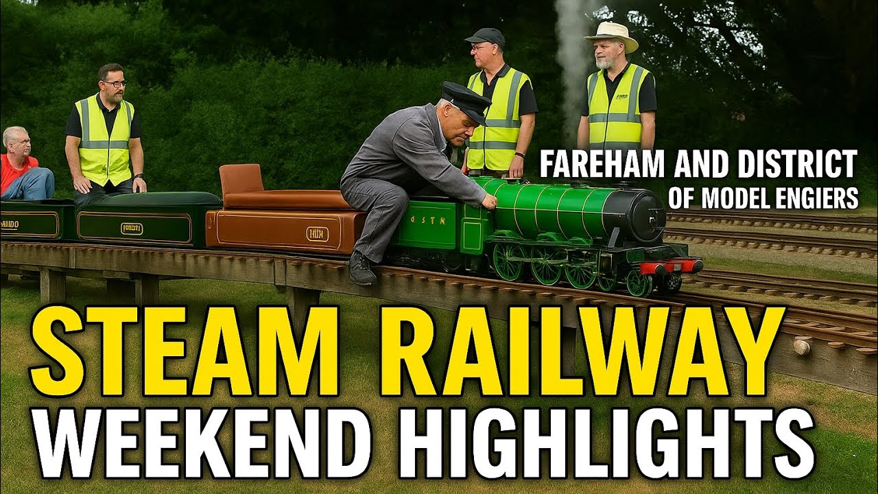 🚂 Fareham and District Society of Model Engineers – Steam Railway Weekend Highlights! 🚂