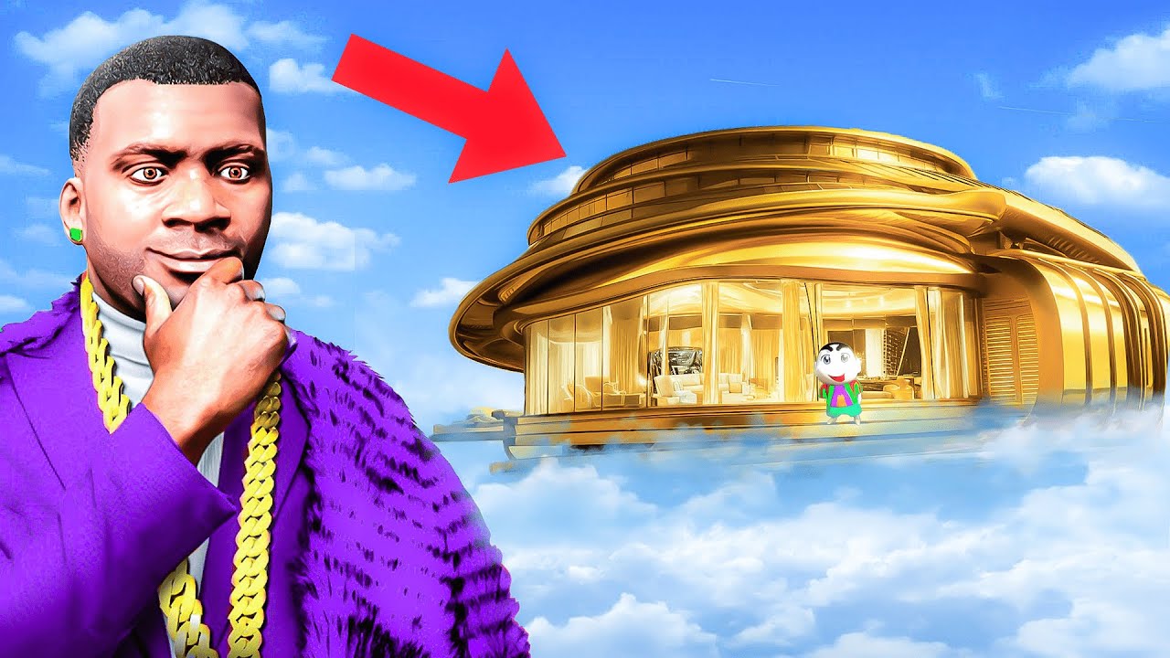 GTA 5 : GOLDEN HOUSE IN SKY ! HOW THIS POSSIBLE |