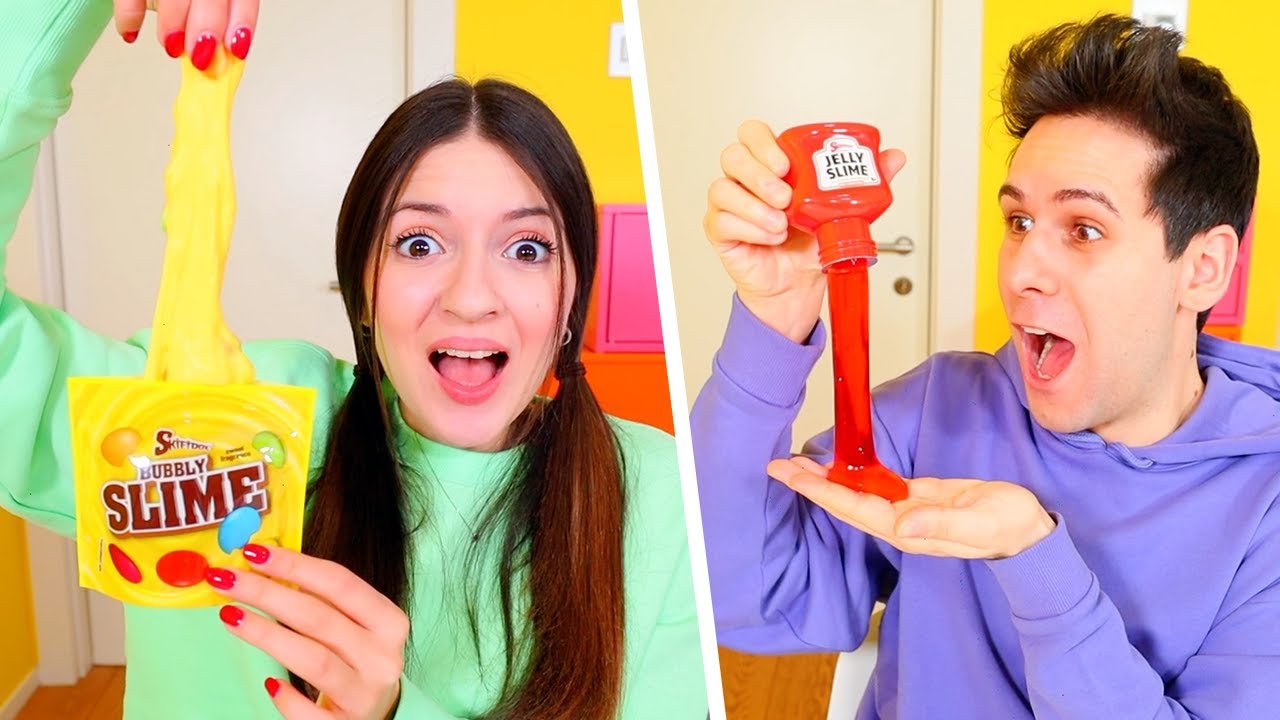 PROVIAMO LO SLIME A FORMA DI CIBO! SKIFIDOL FOOD SLIME!!
