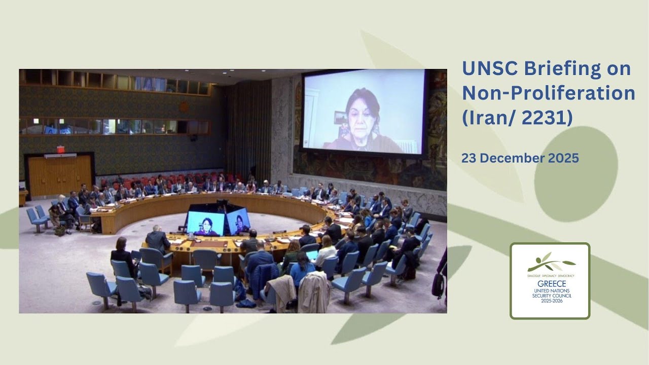 Statement of Greece at UNSC 10079th meeting on Non-Proliferation (Iran)