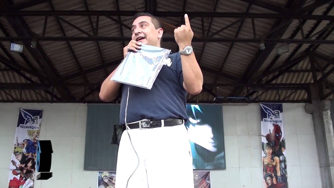 Hugo Núñez - Voz de L (Death Note) Nelson (Los Simpson) Minicon Anime 2013 - Parte 04