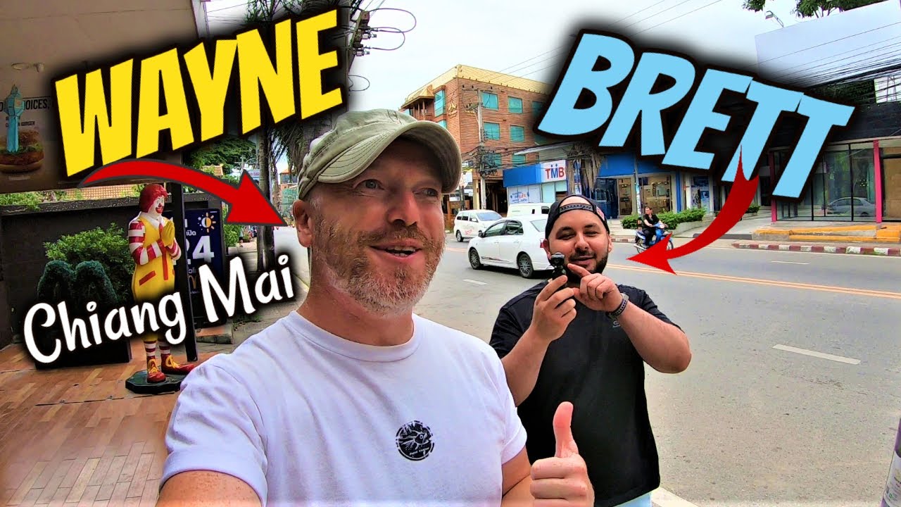 Chiang Mai Nimman Area With Brett Dev | McDonald's Lunch