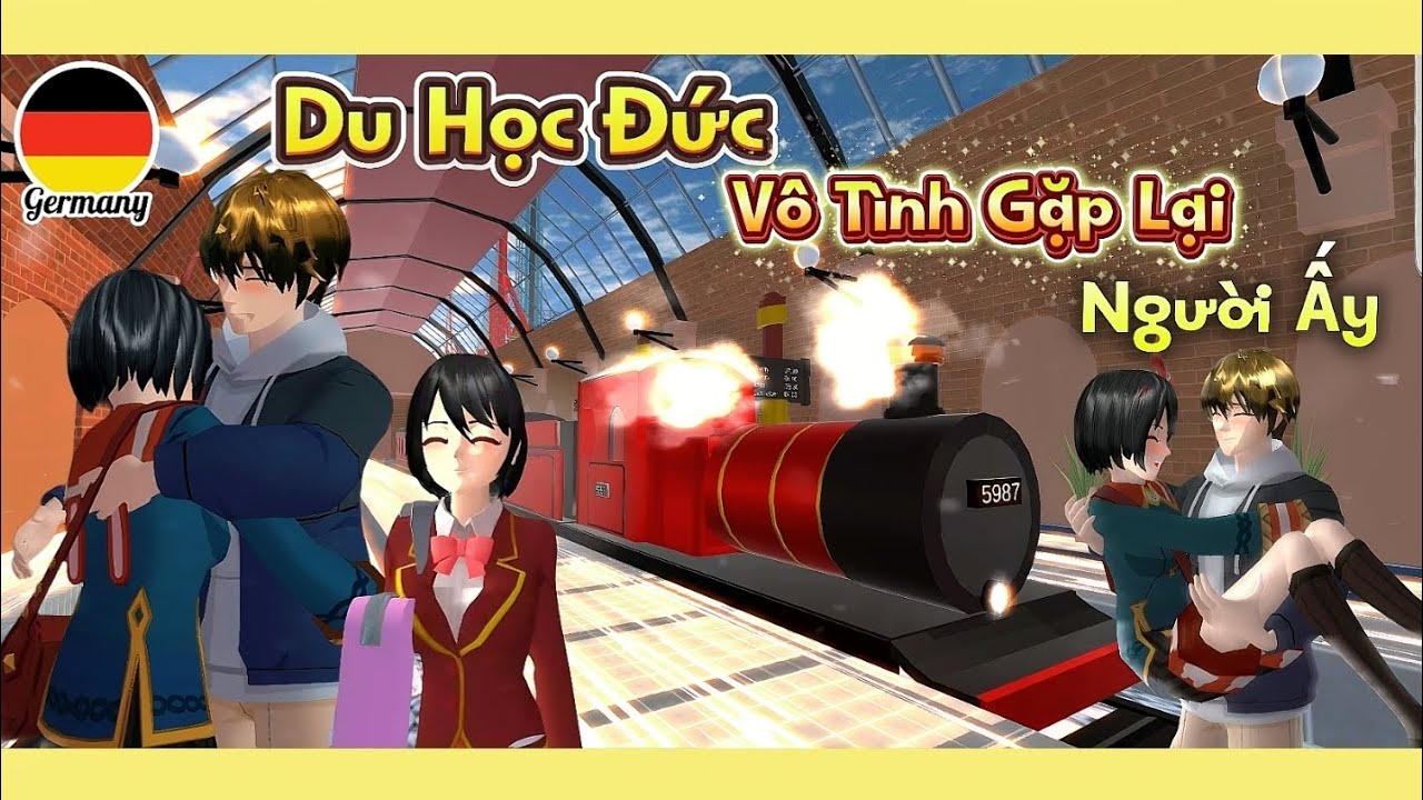 🇩🇪Du Học Ở Đức Tôi Vô Tình Gặp Lại Người Ấy!!!🧡🧡🧡 #sakuraschoolsimulator #sakura #film #viralvideo 