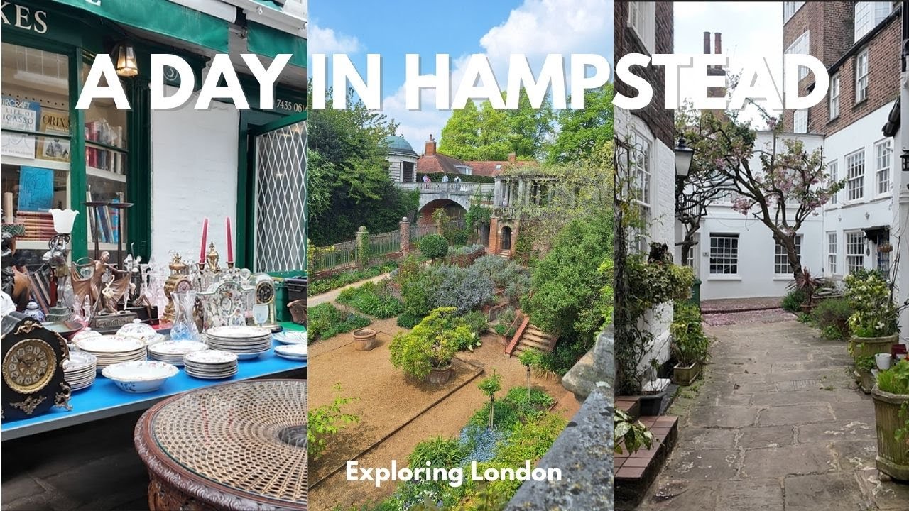 THINGS TO DO IN LONDON | Exploring Hampstead 🪻| Pergola Views, Village Pubs & Hampstead Village