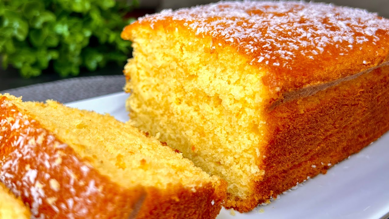 The famous Italian ORANGE CAKE🍊that melts in your mouth! Simple and delicious!