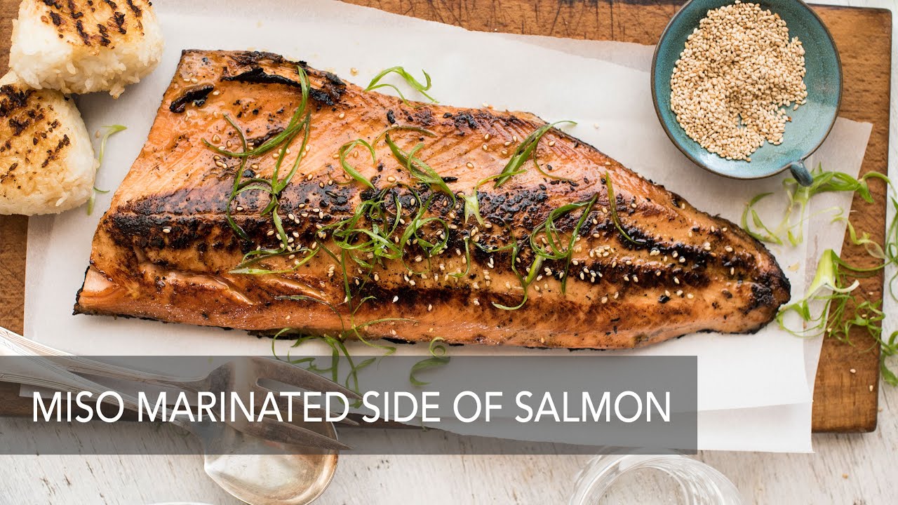 Miso Marinated Side of Salmon