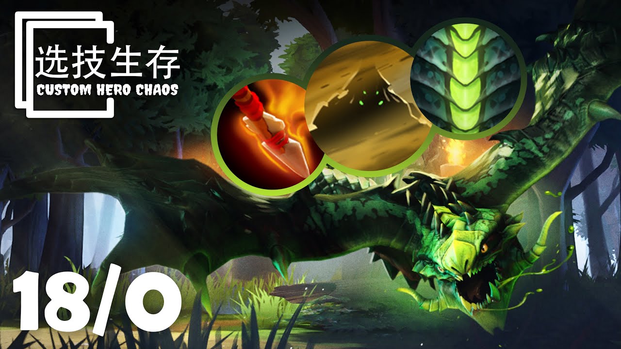VIPER With BURN DAMAGE And POISON - Dota 2 Custom Hero Chaos