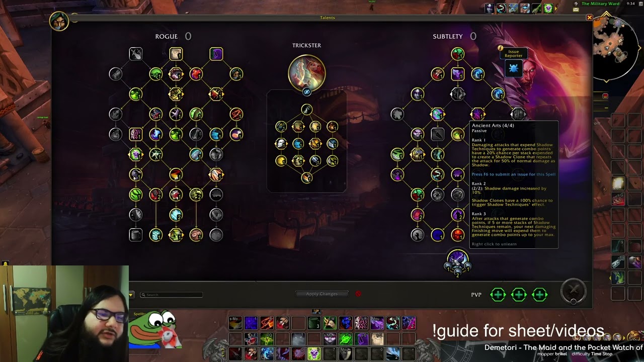WoW Midnight  Recap of sub rogue BUG FIXES we are rising at least in beta