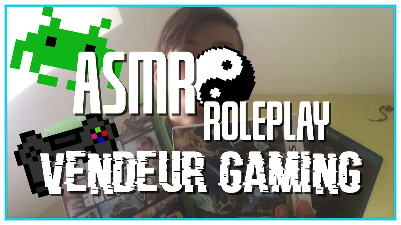 VENEZ ACHETER MES SUPERBES JEUX ( ASMR ROLEPLAY )