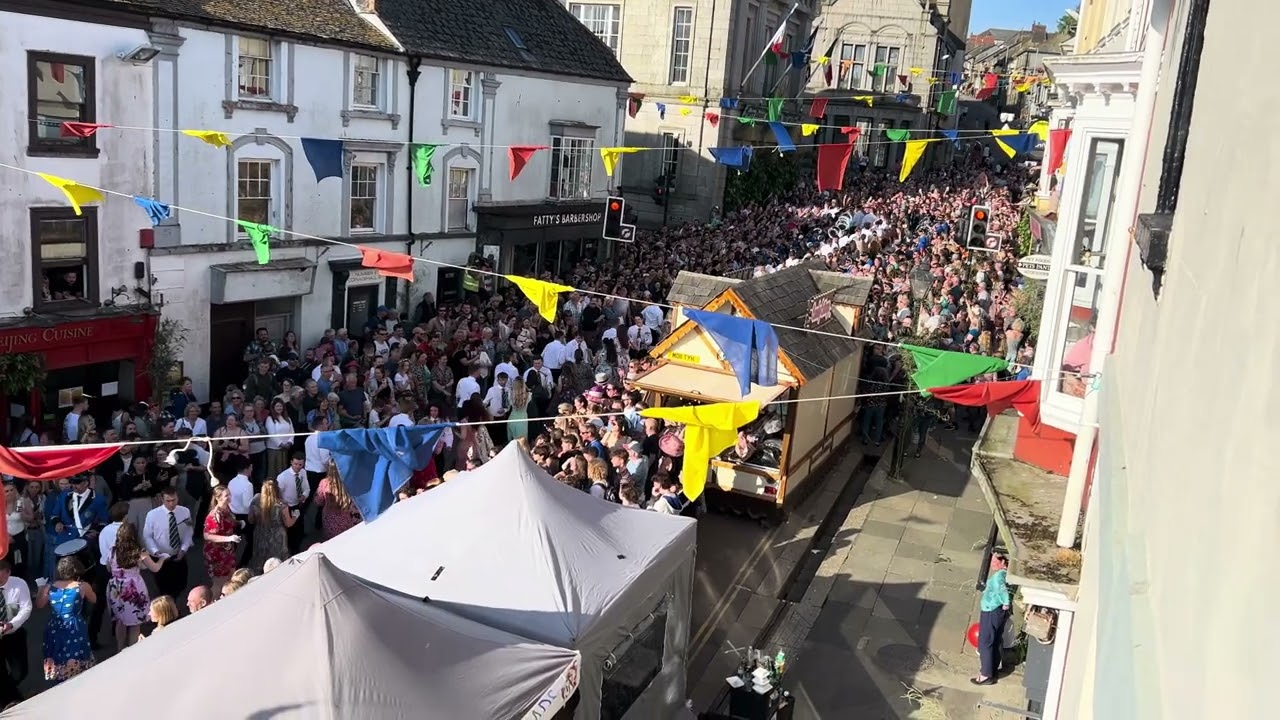The closing of the 5pm dance at the Guildhall, Helston